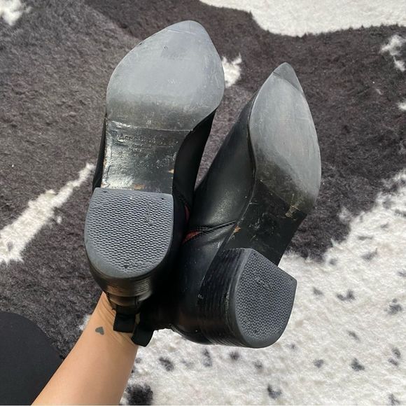 Acne Black and Pink Ankle Boots - Picture 4 of 8